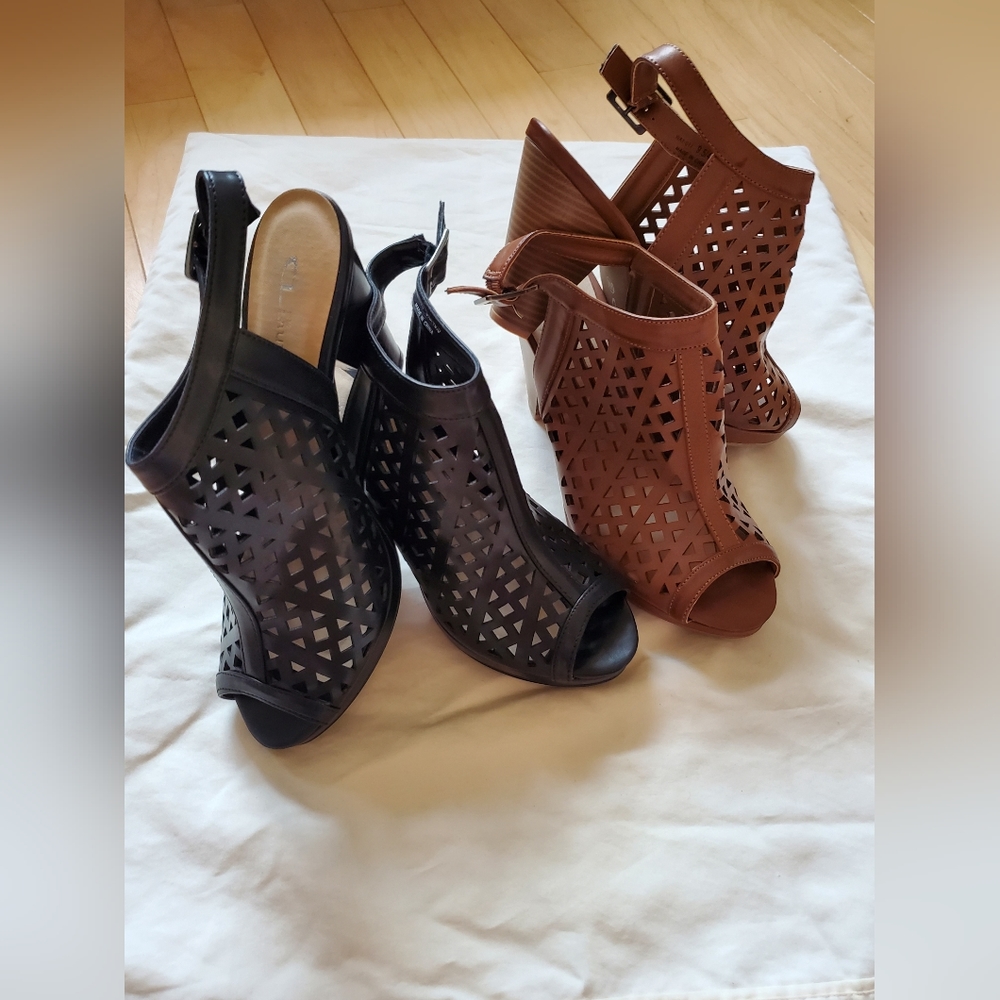 Open Toe summer ankle booties